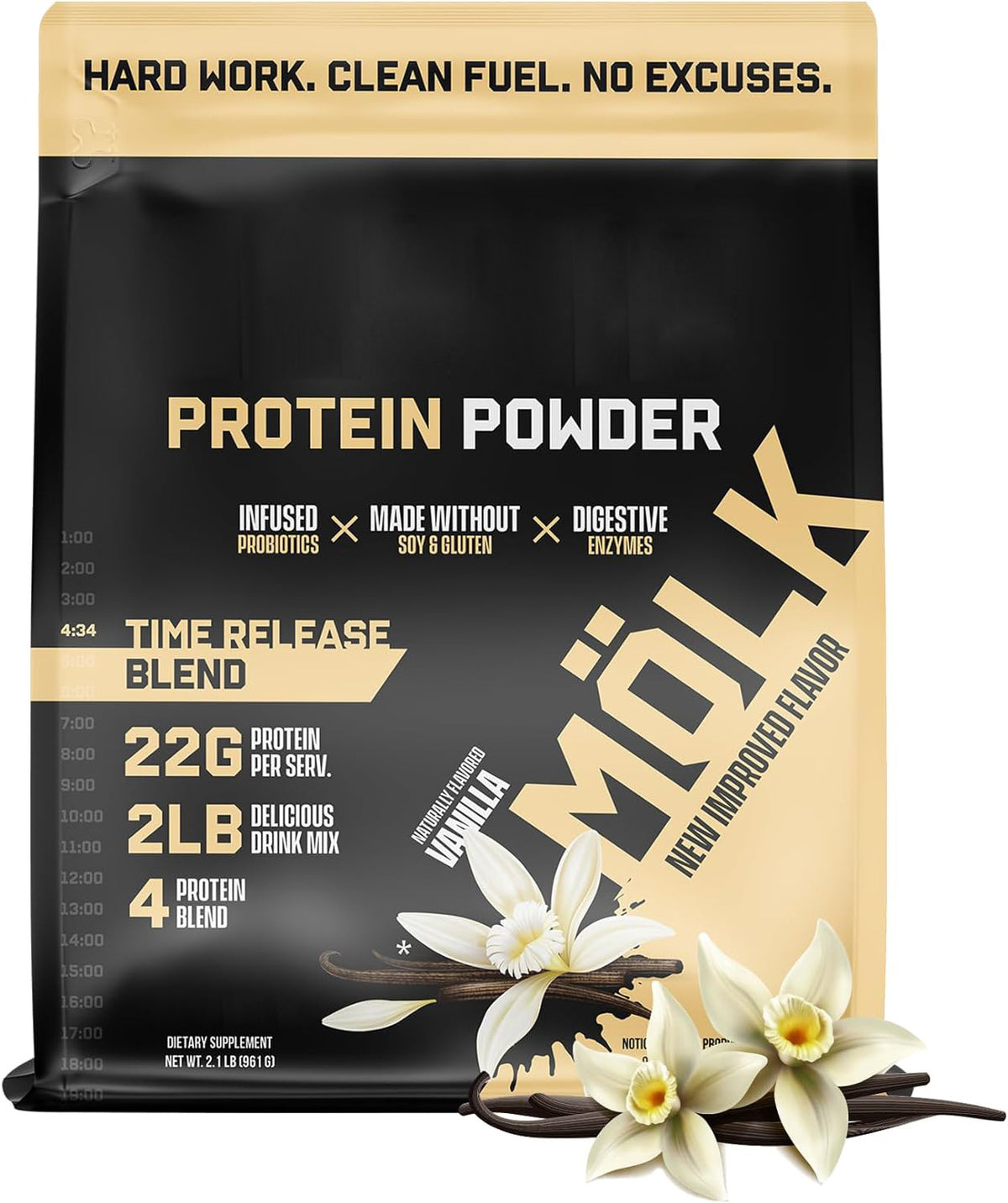 Dried Egg White Protein Powder - Vanilla, 971g