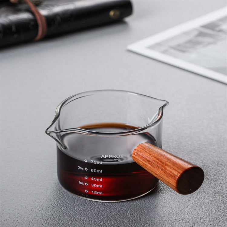 100ml Glass Measuring Cup with Scale - Milk & Kitchen Use