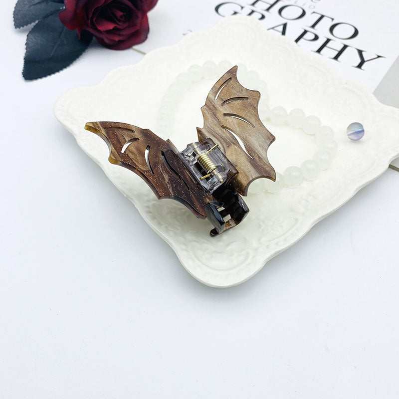 Bat Barrettes Halloween Hair Clips for Girls