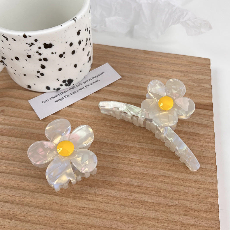 Korean Style Hair Clip - Geometric Acetate Hairpin