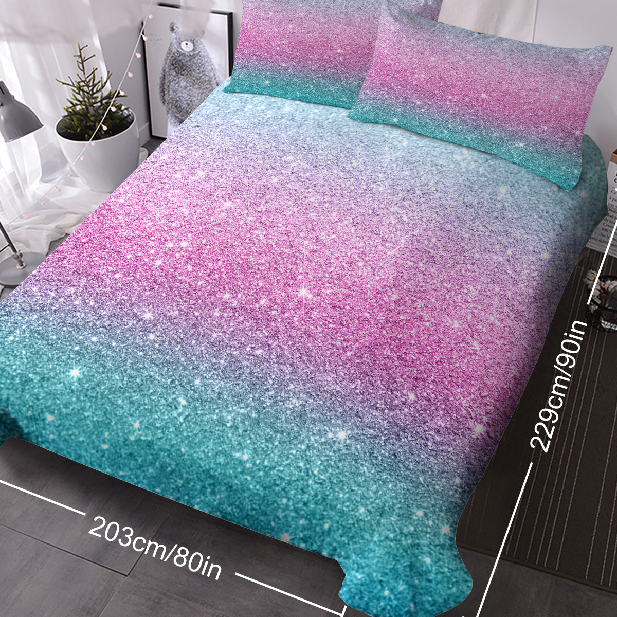 3-Piece Ultra Soft Microfiber Duvet Cover Set - Multiple Sizes