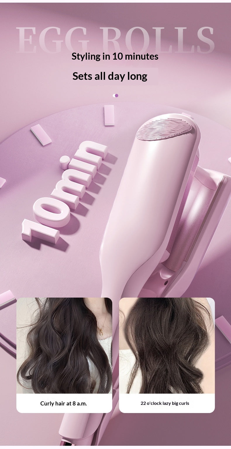 Long-Lasting Hair Curling Iron for Women - Dual Use, Negative Ion, 32mm