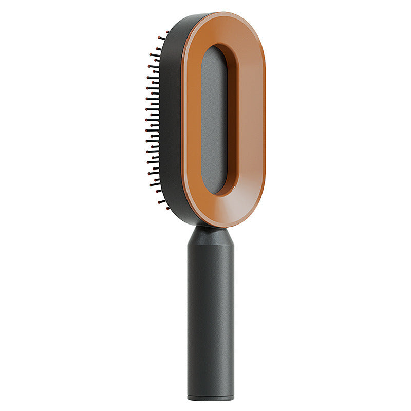 Self-Cleaning Hair Brush with 3D Air Cushion for Scalp Massage & Detangling