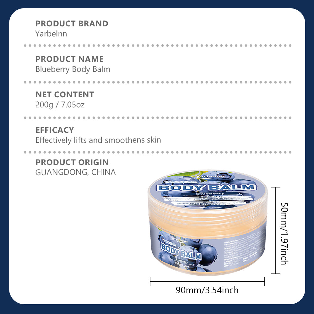 Blueberry Body Butter with Plant Oils