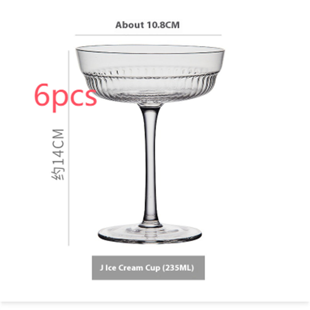 Simple Ins Style Handmade Crystal Glass Goblet - Multiple Variants