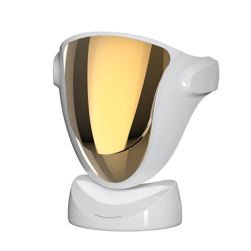 Facial and Neck Care Device with Photon Rejuvenation - White