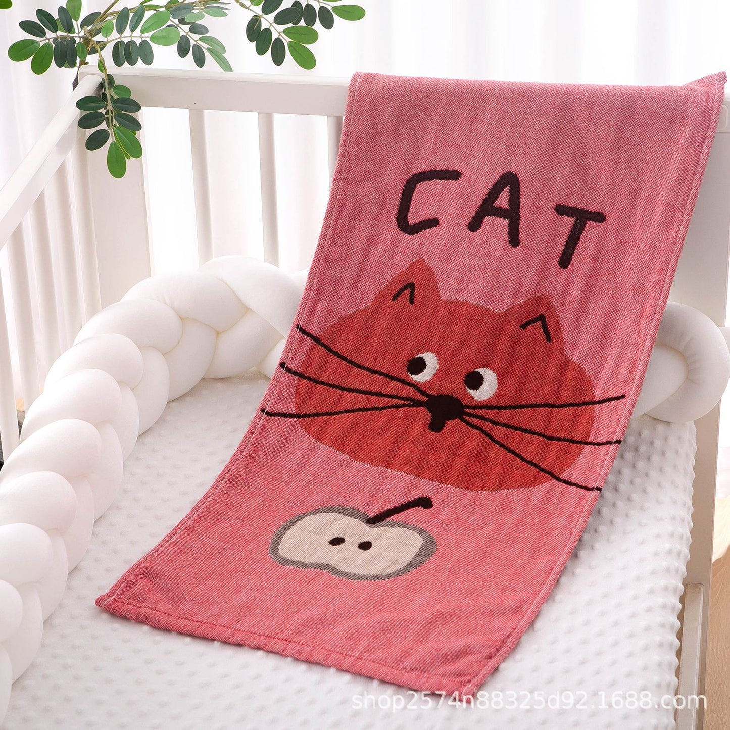 Washed Cotton Towel - Soft Gauze Fabric for Home Use - Multiple Styles & Sizes