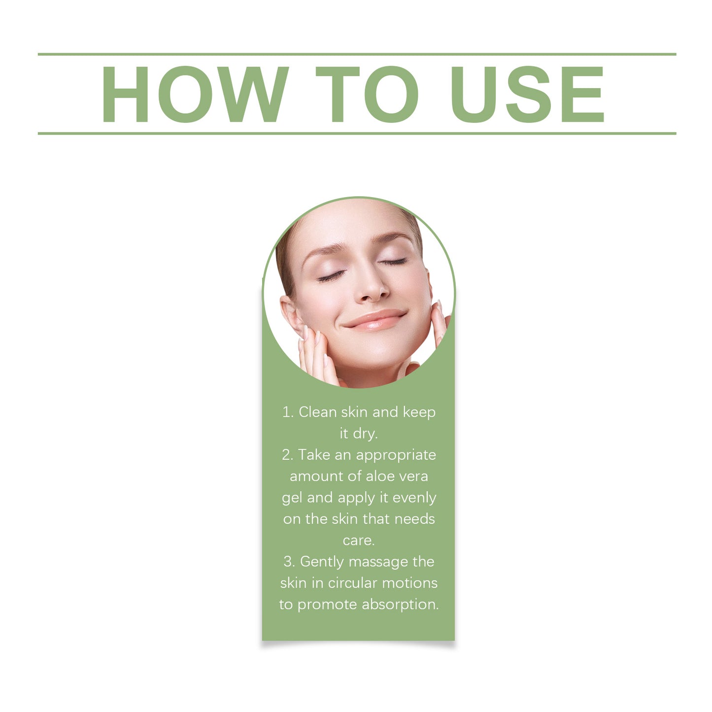 Aloe Vera Moisturizing Gel - 100ml Facial Skin Repair & Nourishing Treatment