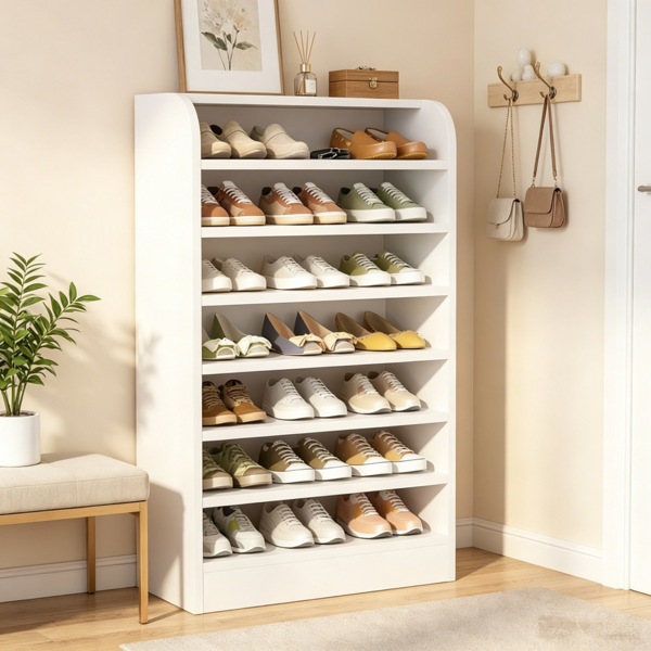 Premium Wooden Shoe Storage Cabinet - Compact & Durable