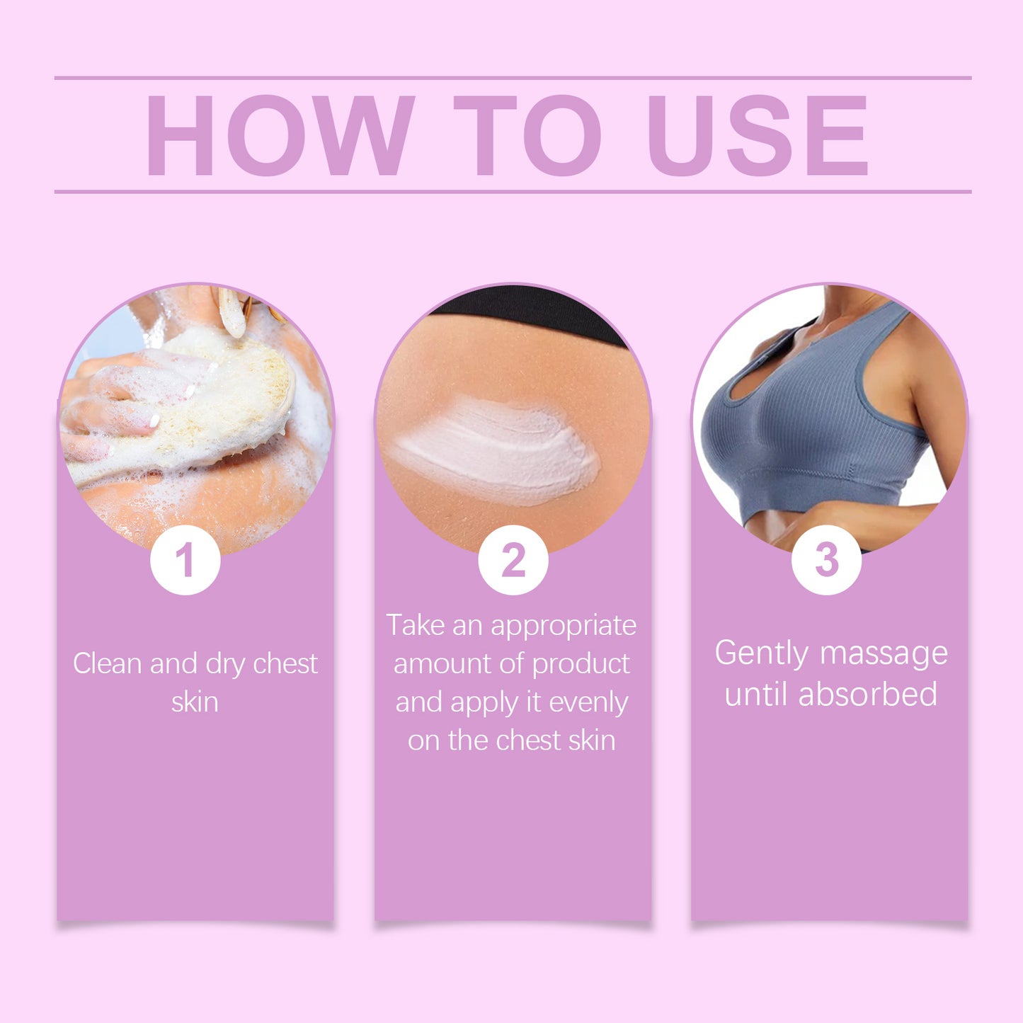 Breast Firming Cream with Collagen & Vitamin E - Moisturizing Body Care