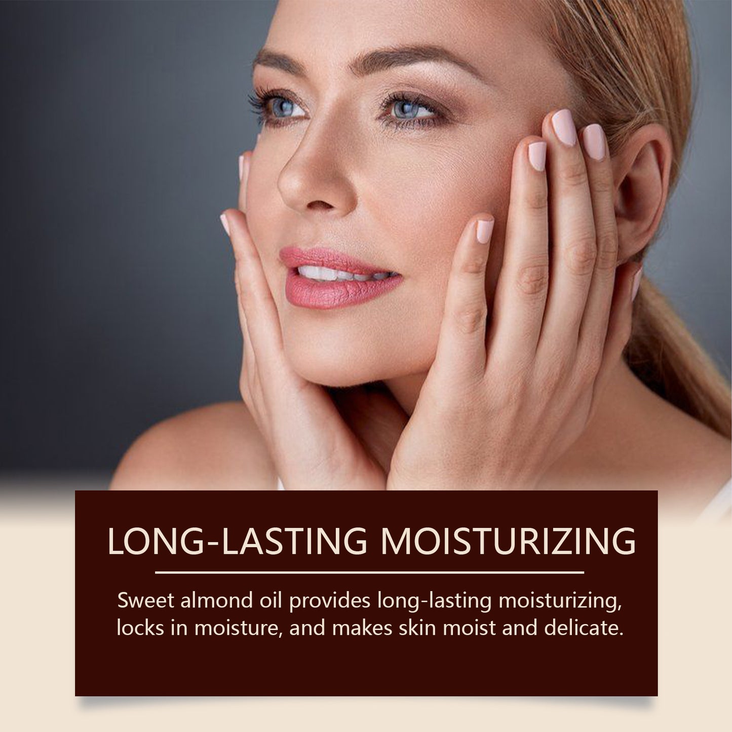 Moisturizing Face Cream with Sweet Almond & Jojoba Oil for Dry Skin