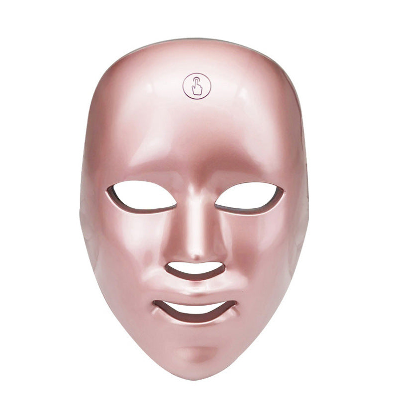 Rechargeable LED Beauty Mask with Color Light Therapy for Skin Rejuvenation