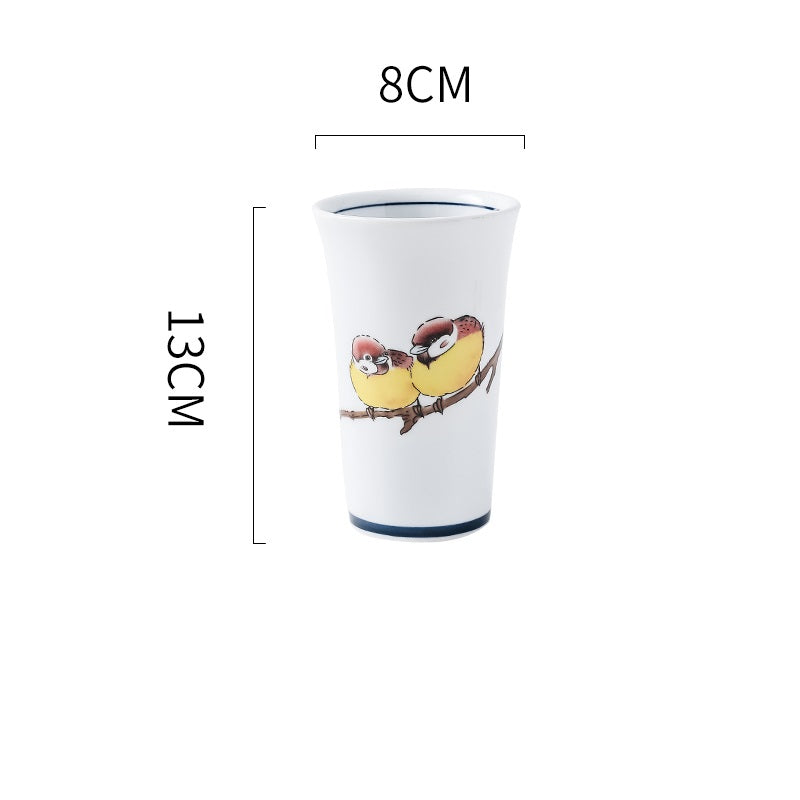 Heat-Resistant Ceramic Tea Cup for Hot Beverages - Household Kitchenware