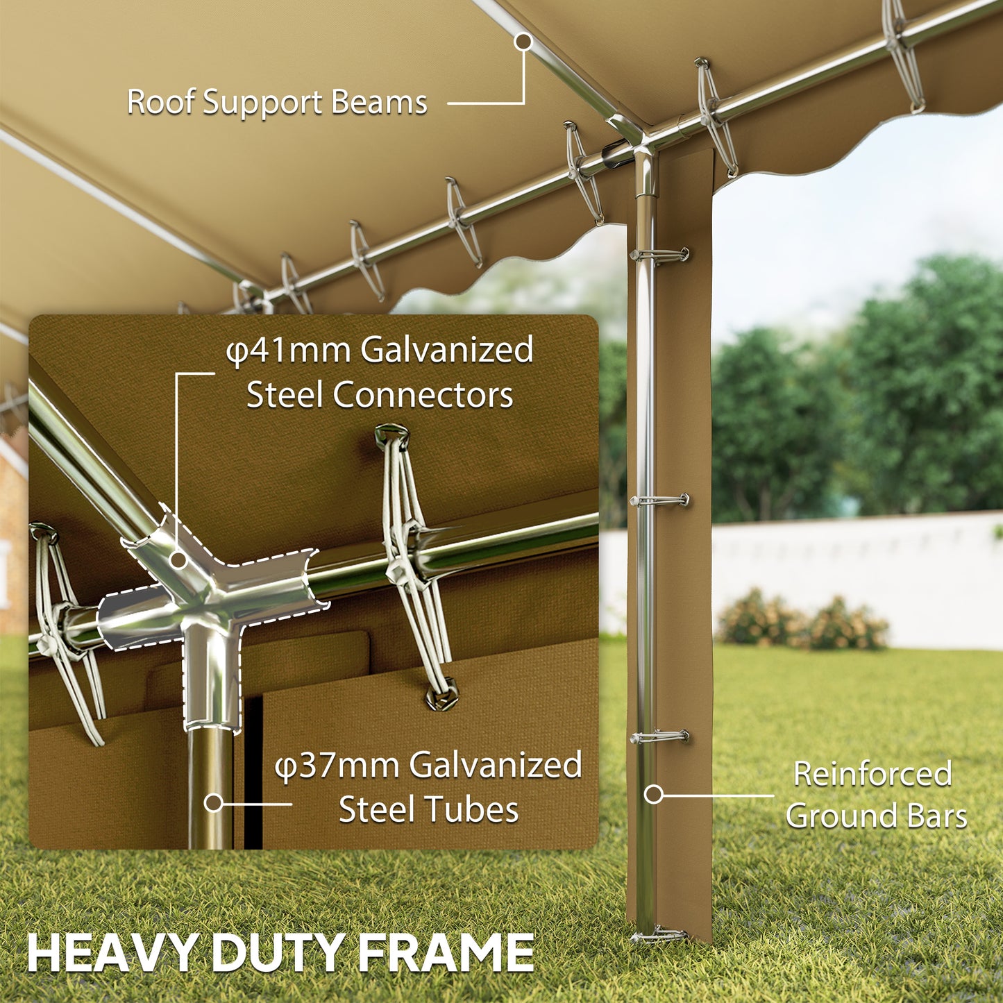 20' x 40' Outdoor Canopy Tent with Sidewalls & Windows