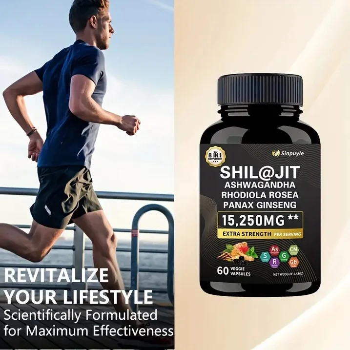 Sea Moss & Shilajit Ashwagandha Supplement Bundle - 120 Capsules Total