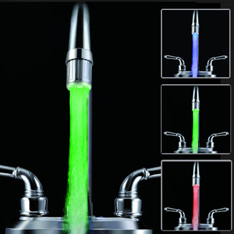 7 Color Change LED Shower Head Water Faucet Light for Bathroom Glow
