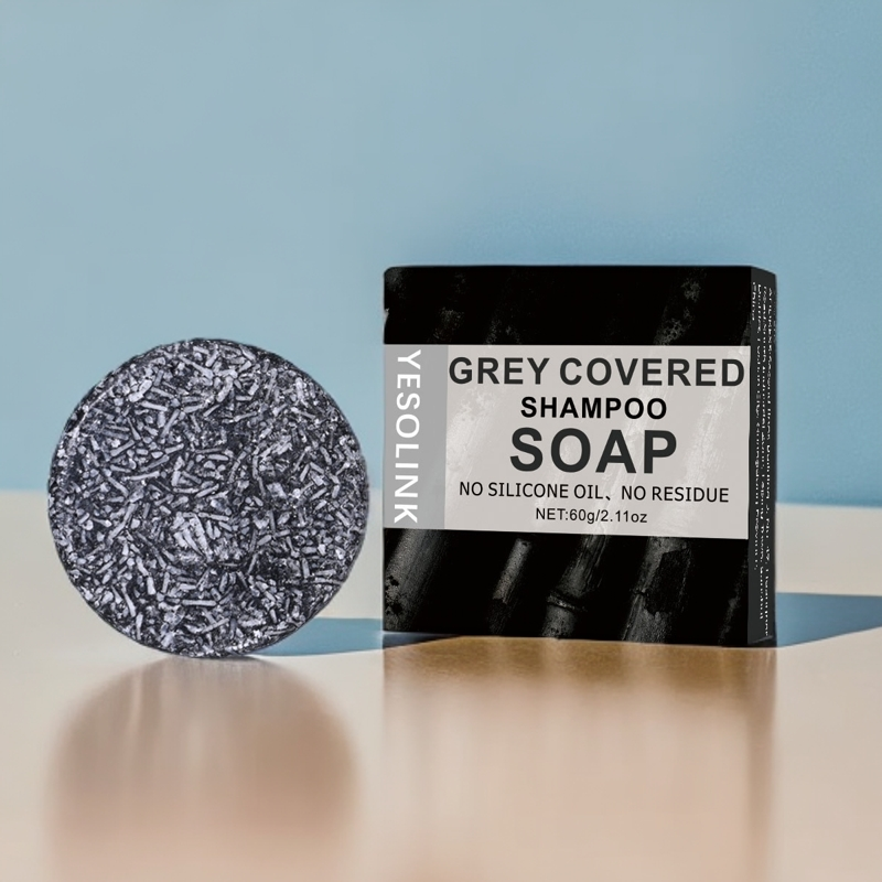 Bamboo Charcoal Shampoo Soap Bar 60g