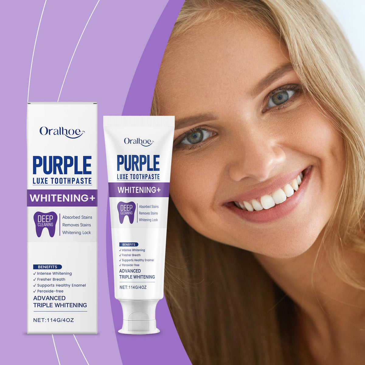 Whitening Toothpaste 114g - Brightening Paste