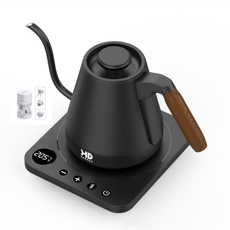 Long Narrow Mouth Electric Tea Kettle 1500W Stainless Steel Touch Control
