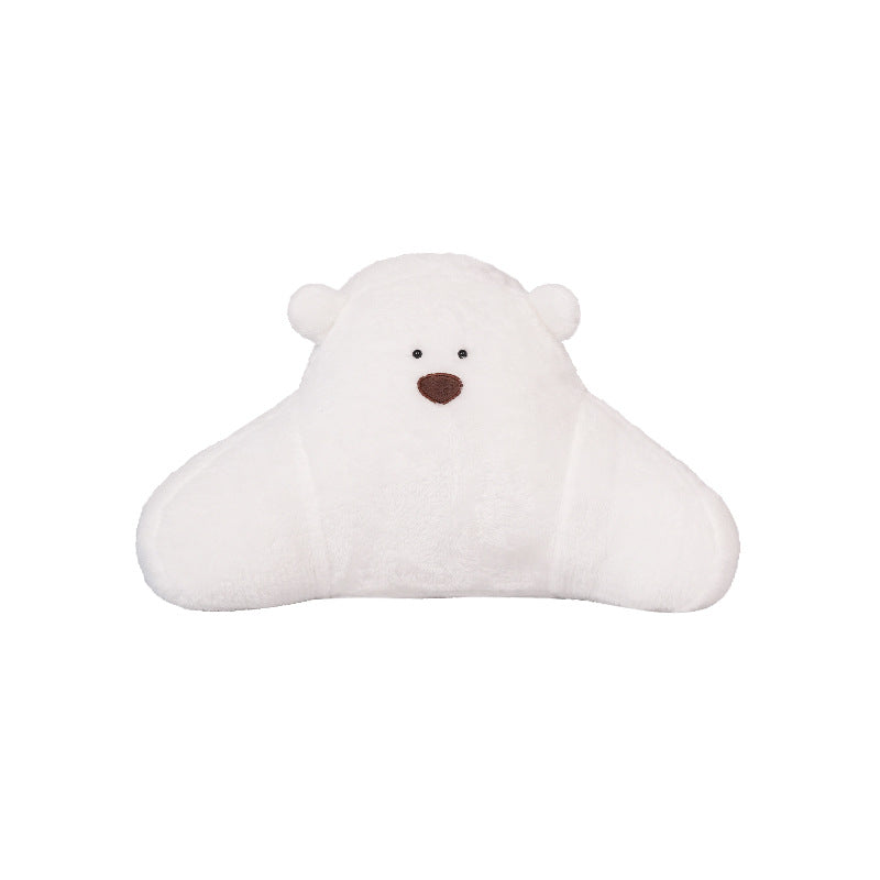 Cute Cartoon Animal Bear Pillow Large Home Decor Cushion - White, Light Coffee, Khaki