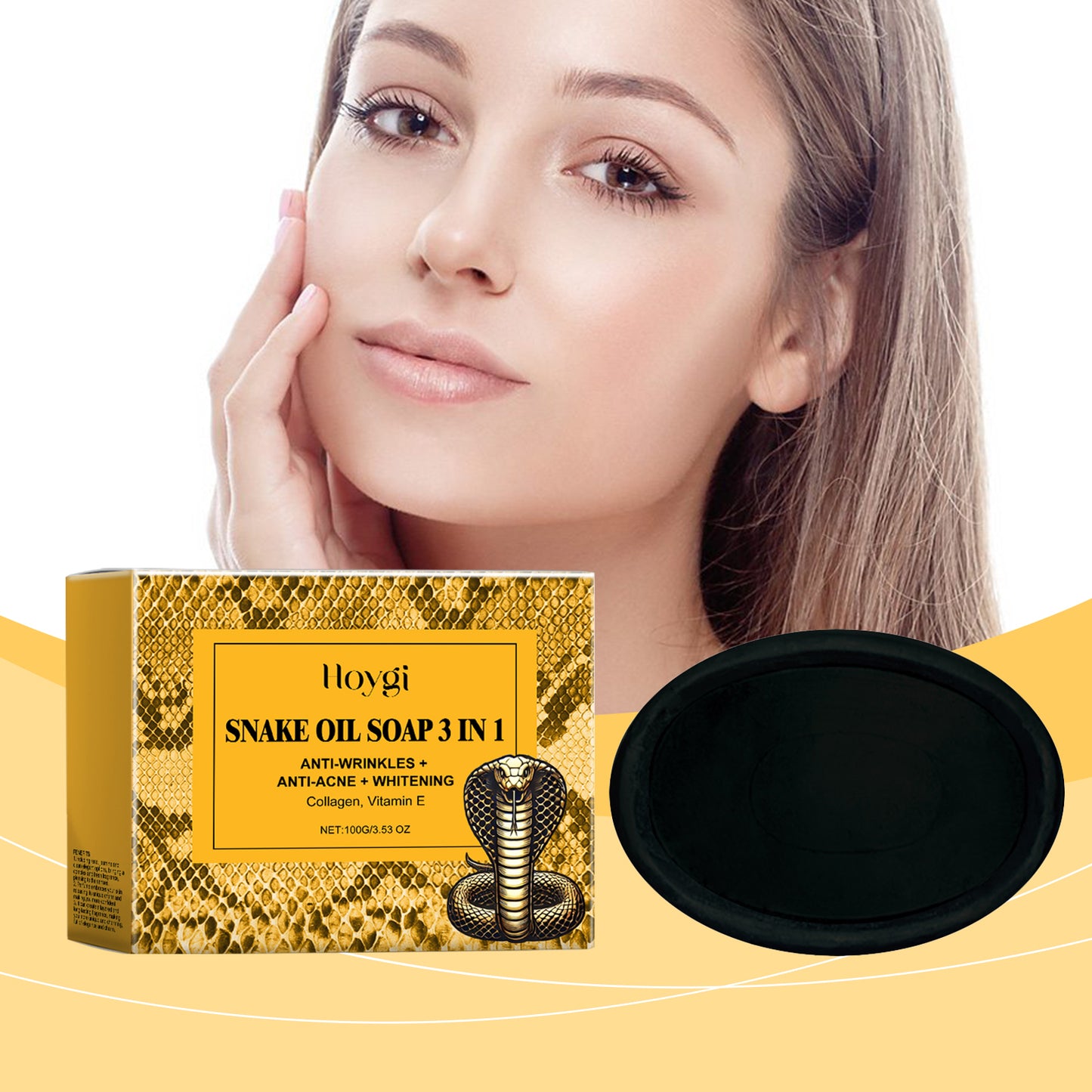 Snake Oil Facial Cleansing Soap - Deep Pore & Oil Control Bar
