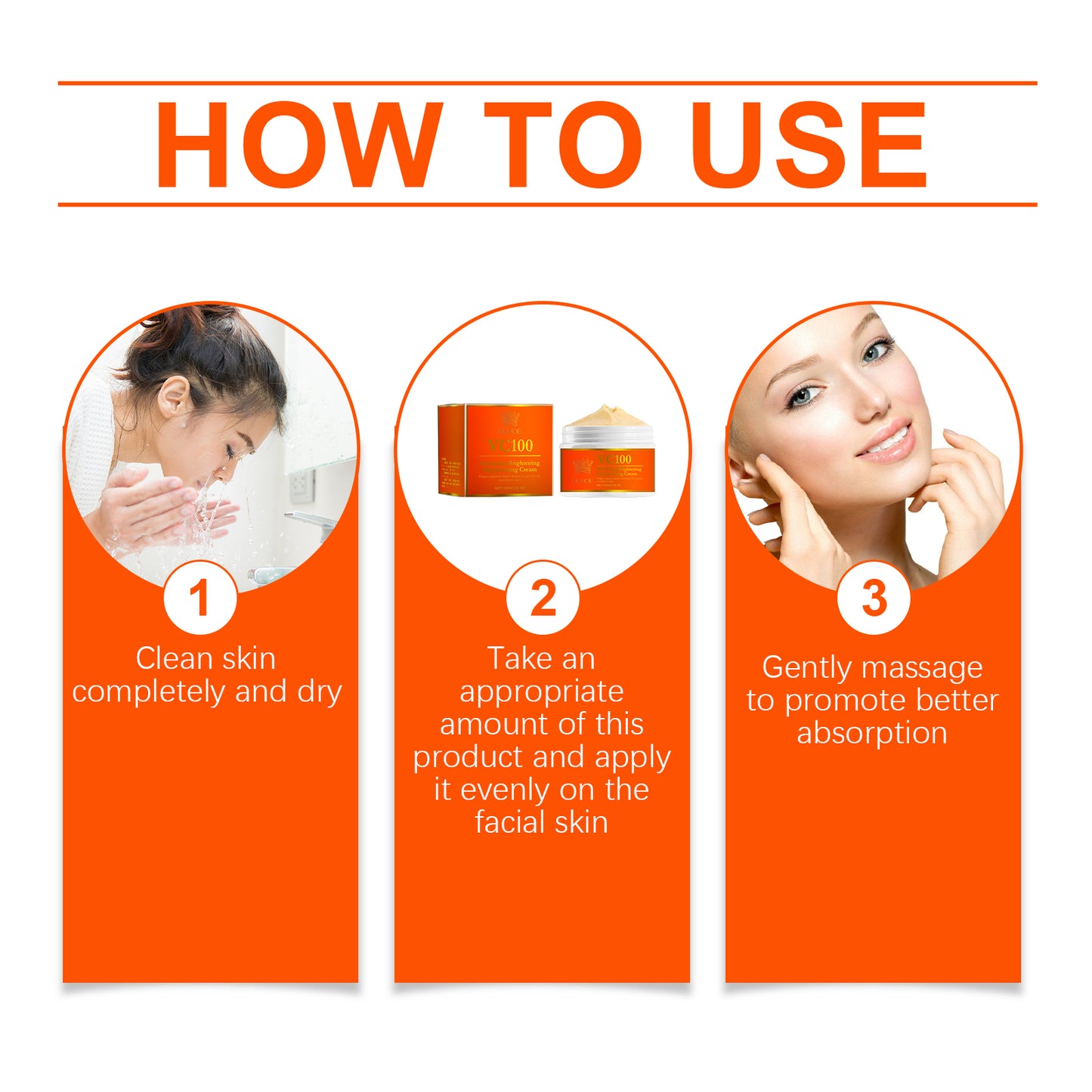 Firming Moisturizing Facial Cream with Aloe Vera & Peptide - 100g