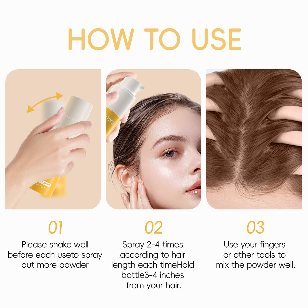 Sunscreen Dry Chemical Control Oil Spray Powder
