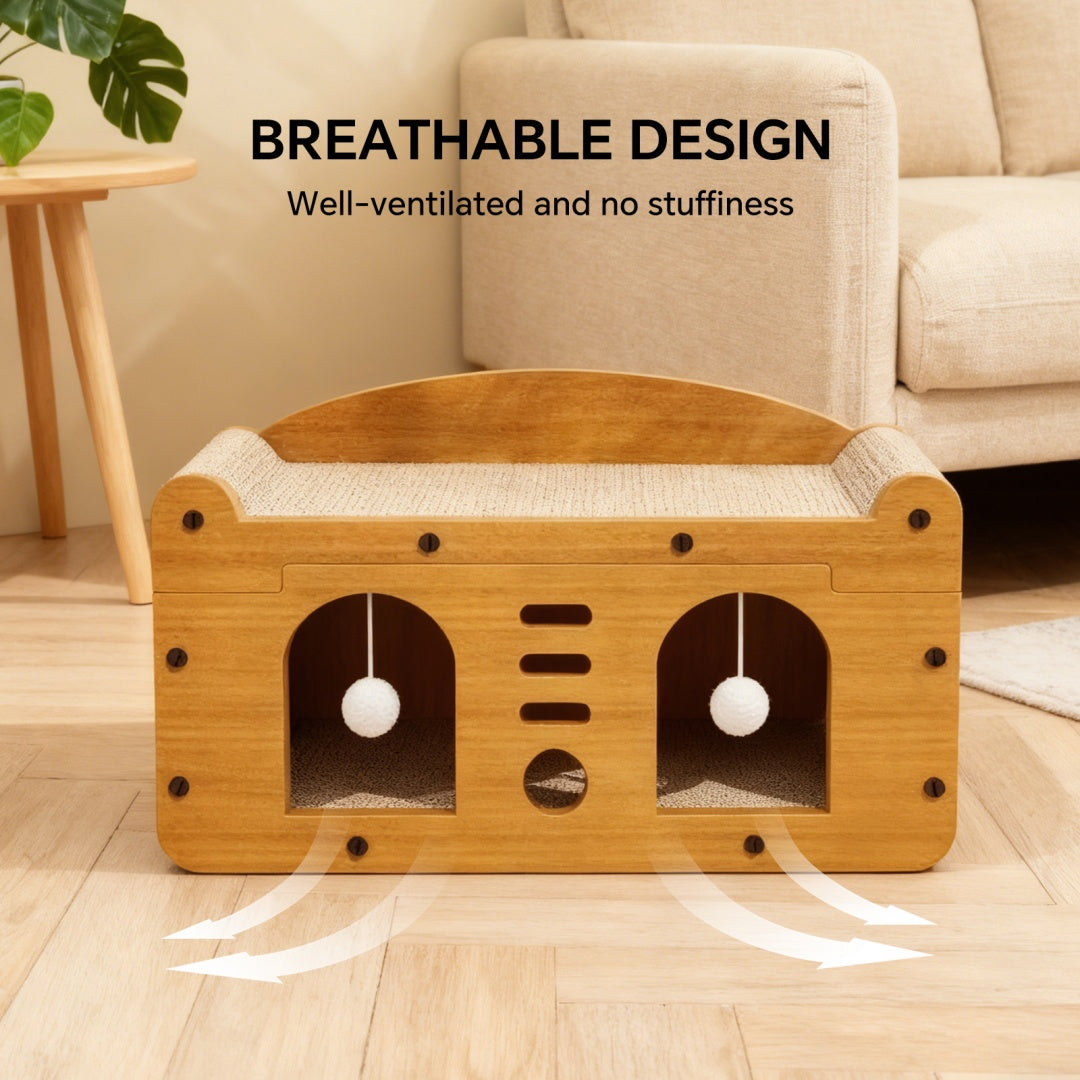 Self Pickup C-Shaped Sofa with Double Doors - 56cm Height, Pet Furniture