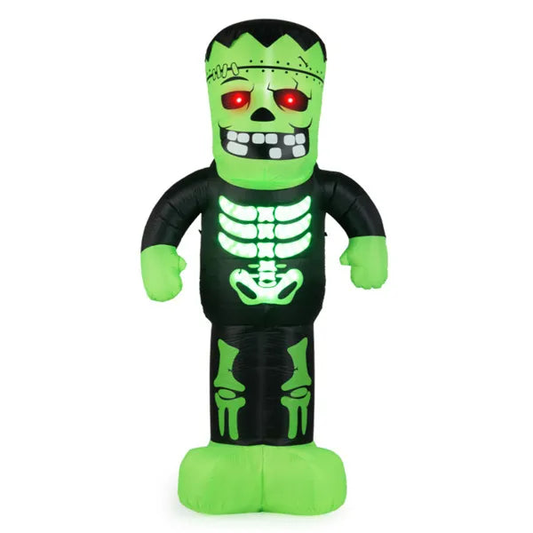 LED Inflatable Frankenstein Decor - 8.4ft Waterproof Halloween