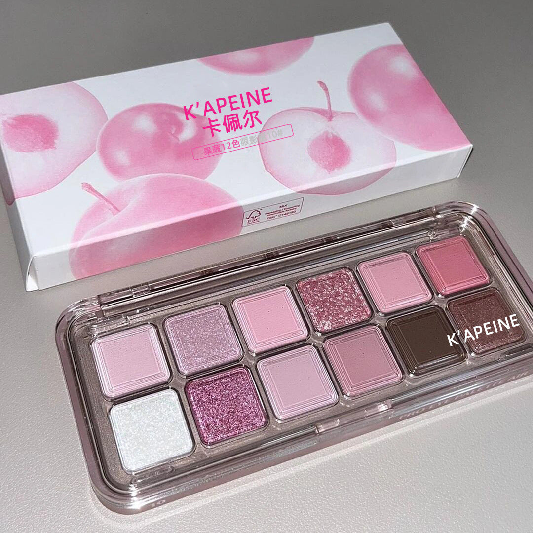 Versatile Eye Shadow Palette with 12 Colors for Makeup