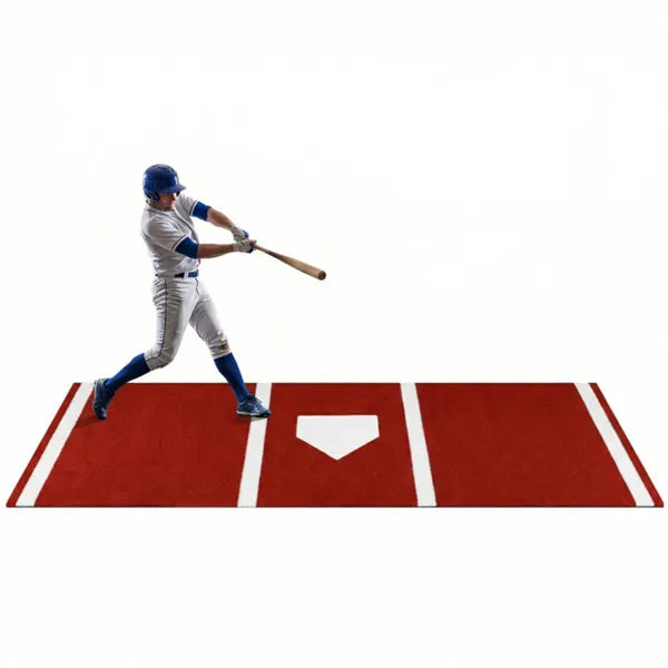 Softball Pitching Mat - 10ft x 3ft Training Aid for Indoor & Outdoor