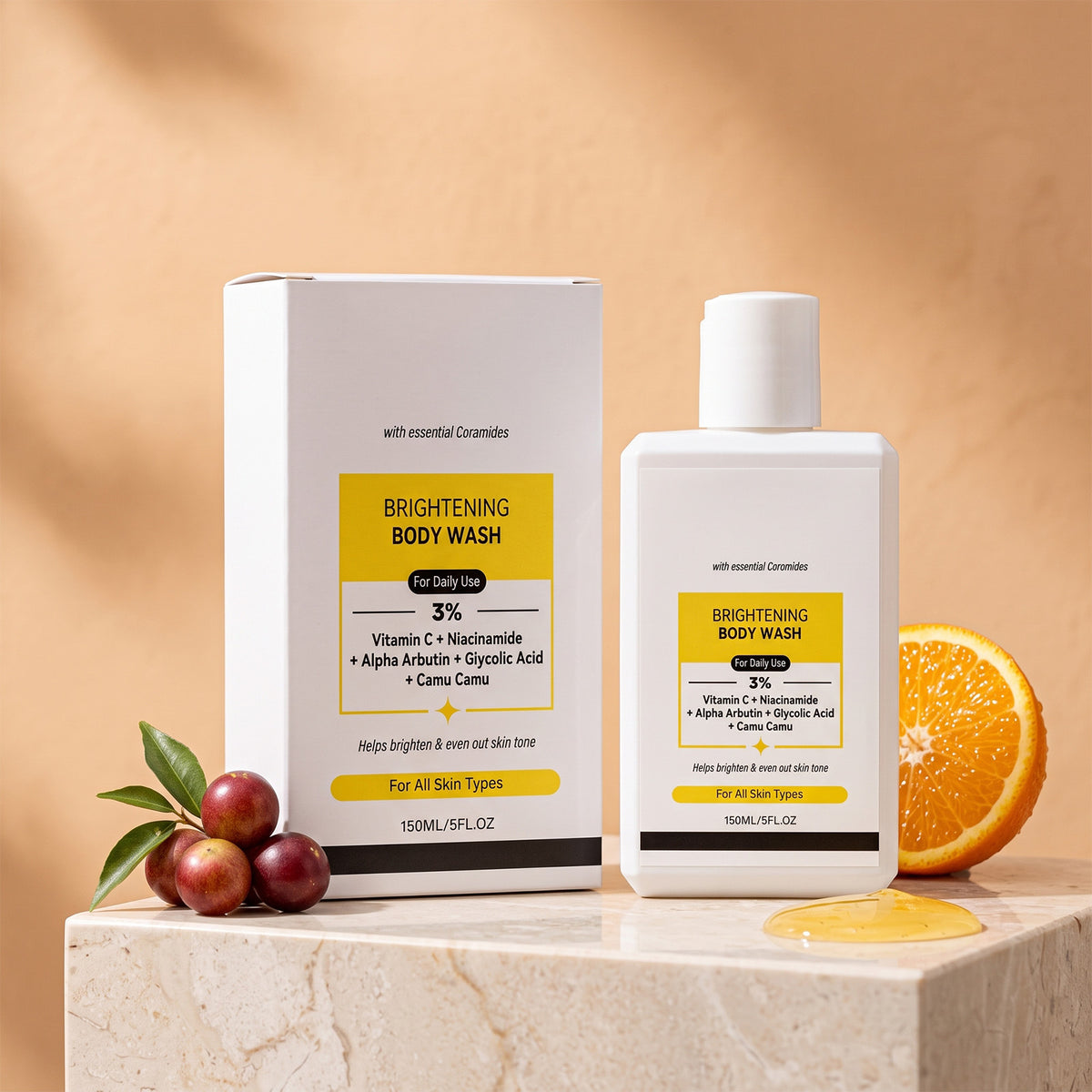 Moisturizing Body Wash 150ml - Daily Hydration & Skin Softening