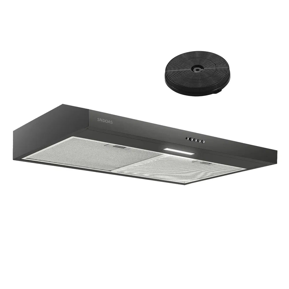 Stainless Steel Under Cabinet Range Hood Vent with 230 CFM and 3-Speed Fan – Kitchen Cooker Hood