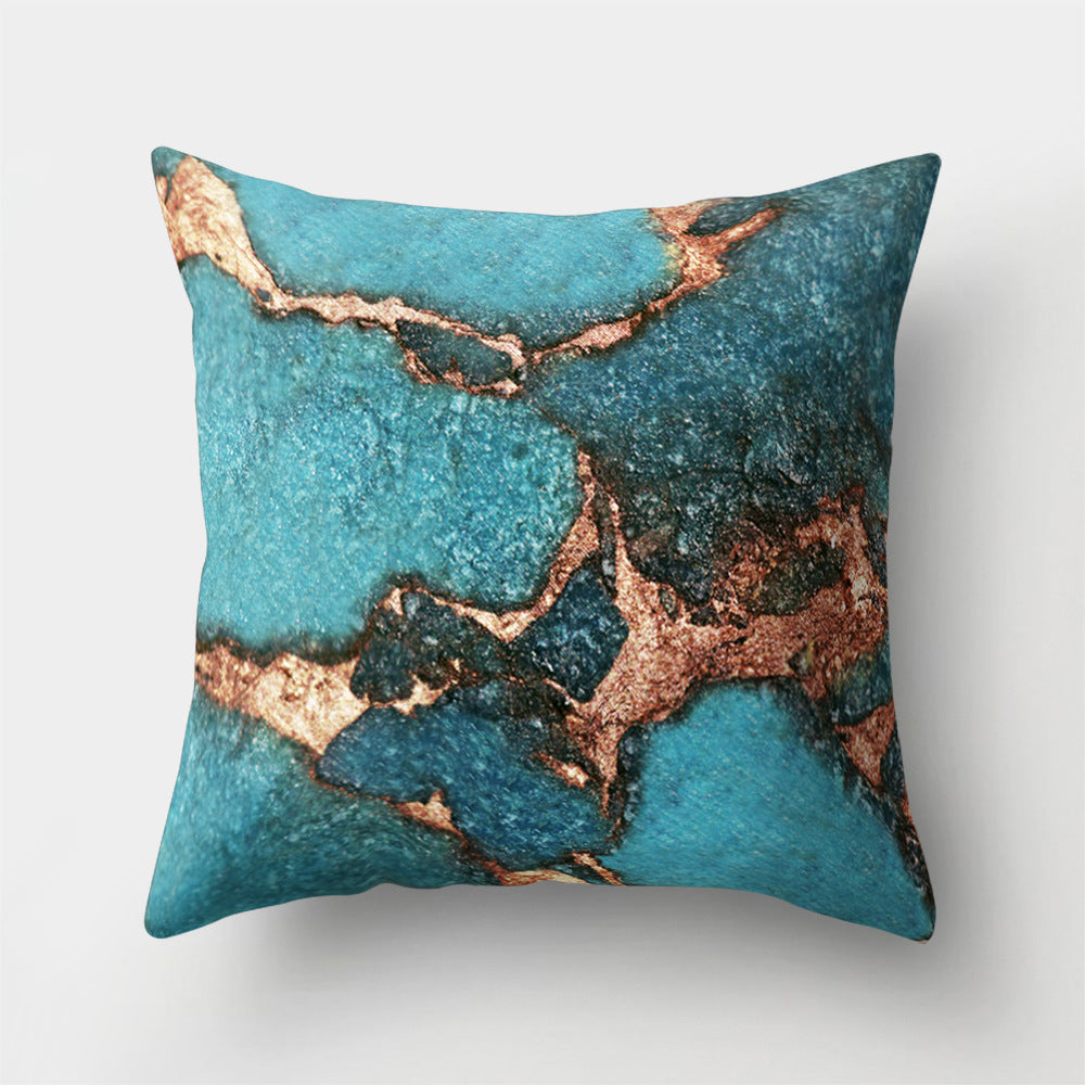 Cartoon Pattern Pillow Cover - Polyester Cushion Cover for Sofa & Home Decor