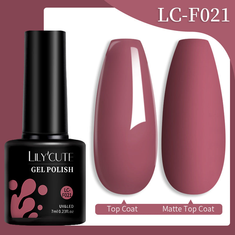 Colored Glitter Nail Glue Set for Nail Art - Waterproof & Non-Flushing