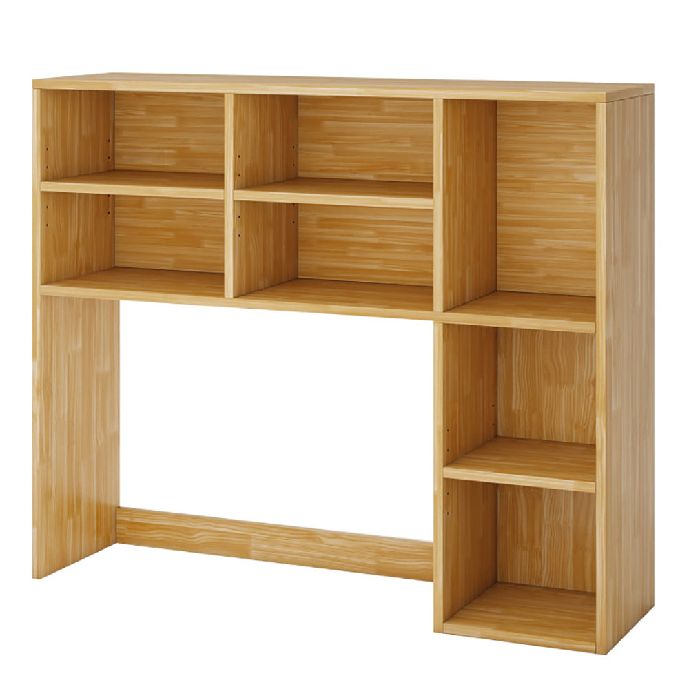 Desktop Bookshelf With 7 Open Cubbies And 3 Adjustable Shelves 2