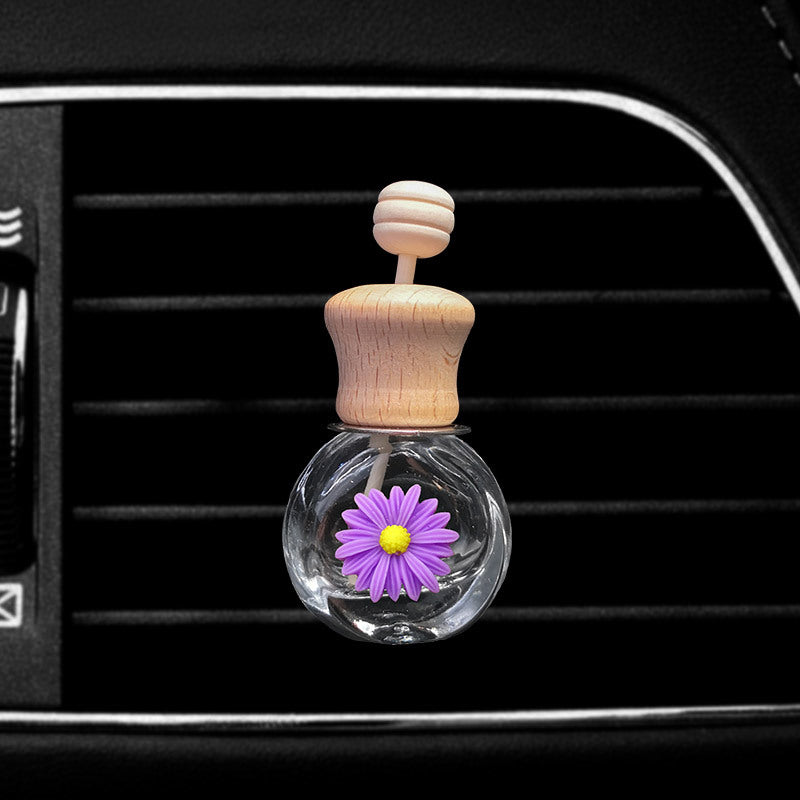Small Daisy Flower Car Aromatherapy Diffuser Clip - Interior Decor Gift