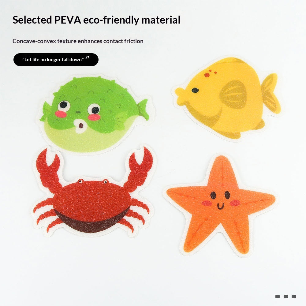 Colorful Waterproof Anti-Slip Stickers for Bathroom & Bathtub Safety
