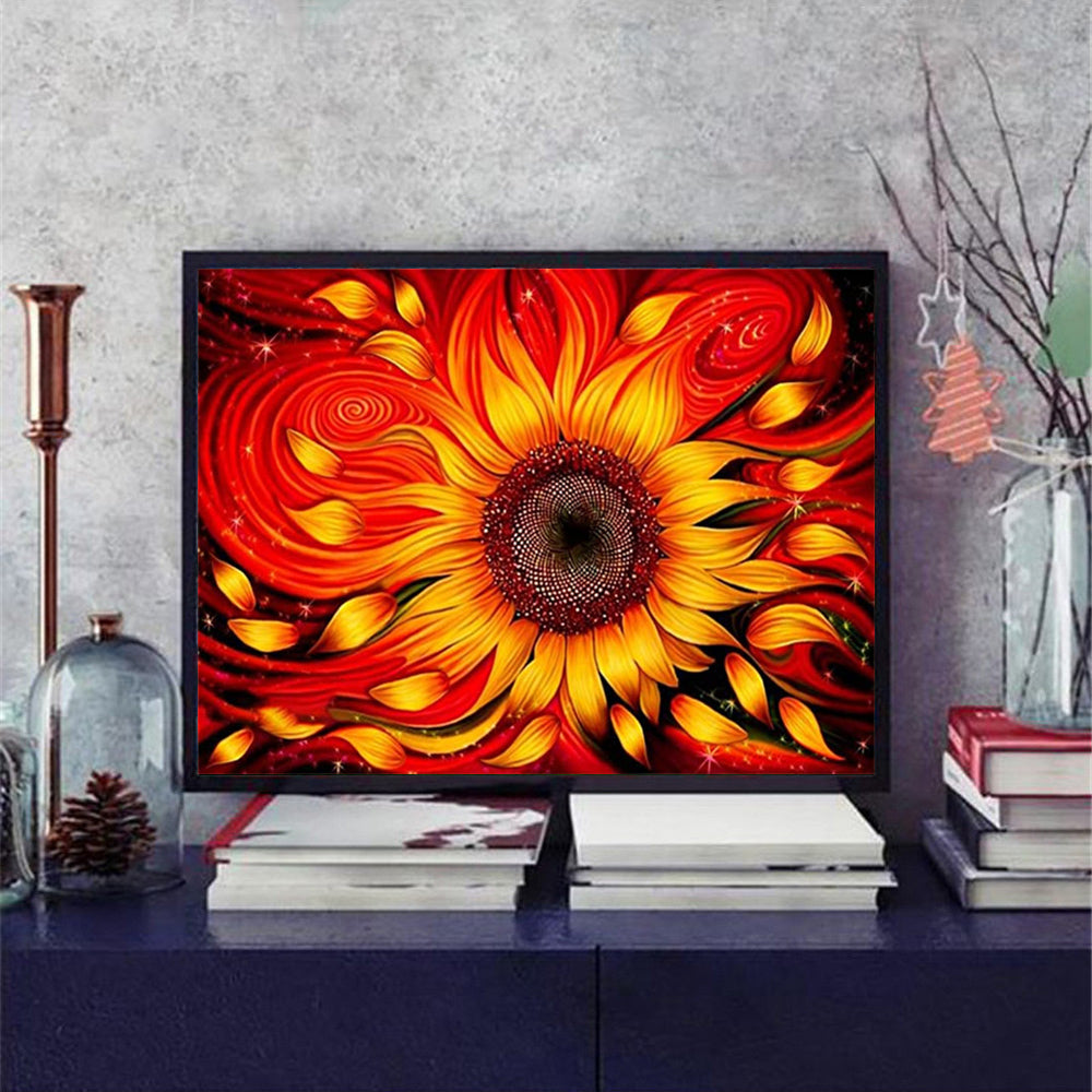 Sunflower Diamond Painting Kit Full Square Mosaic Cross Stitch Art Craft