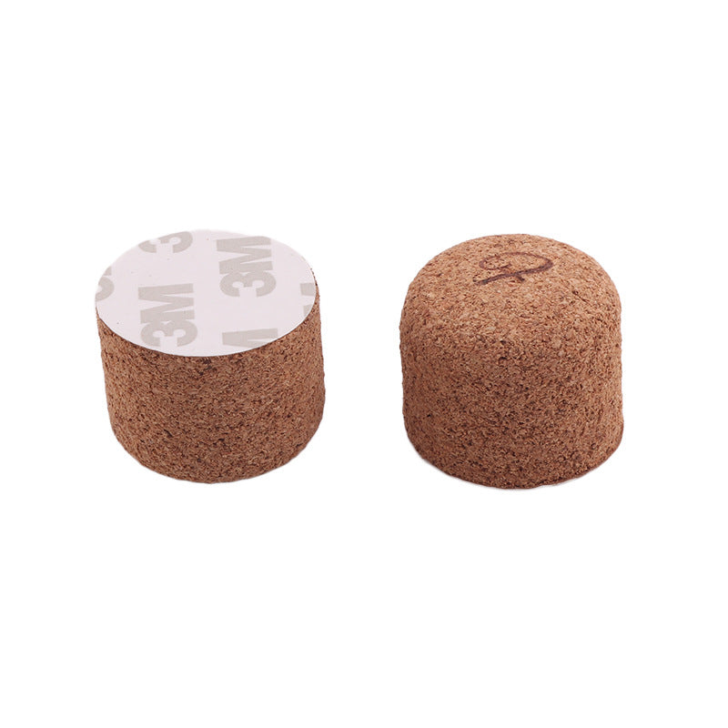 Wooden Cork Pipe Base - Anti-Injury Smoking Accessory for Pipes