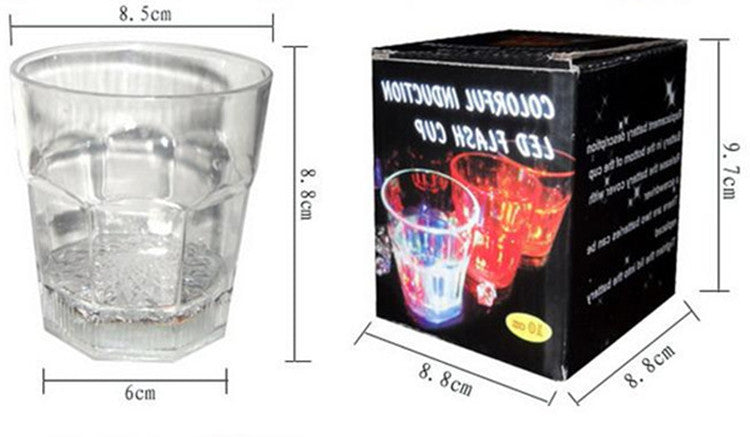 Colorful Luminous Drinkware with Built-in Lighting for Parties and Events - 12oz