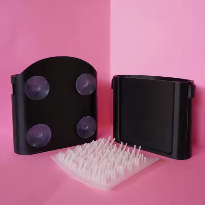 Bathtub Hair Catcher Box - Bathroom Hair Drain Protector, PVC Hair Trap, Hair Collection Basket