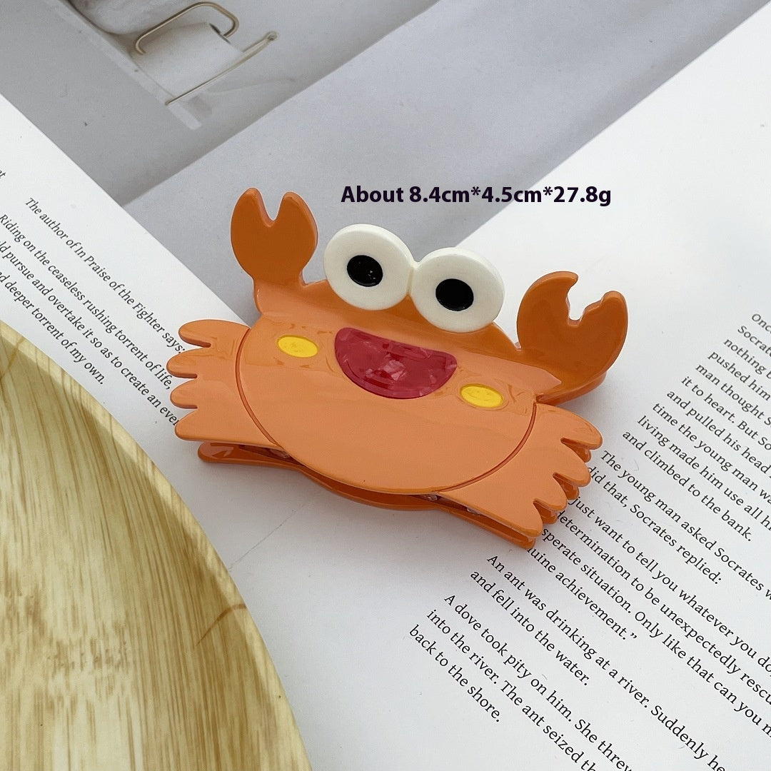 Ocean Design Hairpin - Conch, Whale & Crab Patterns