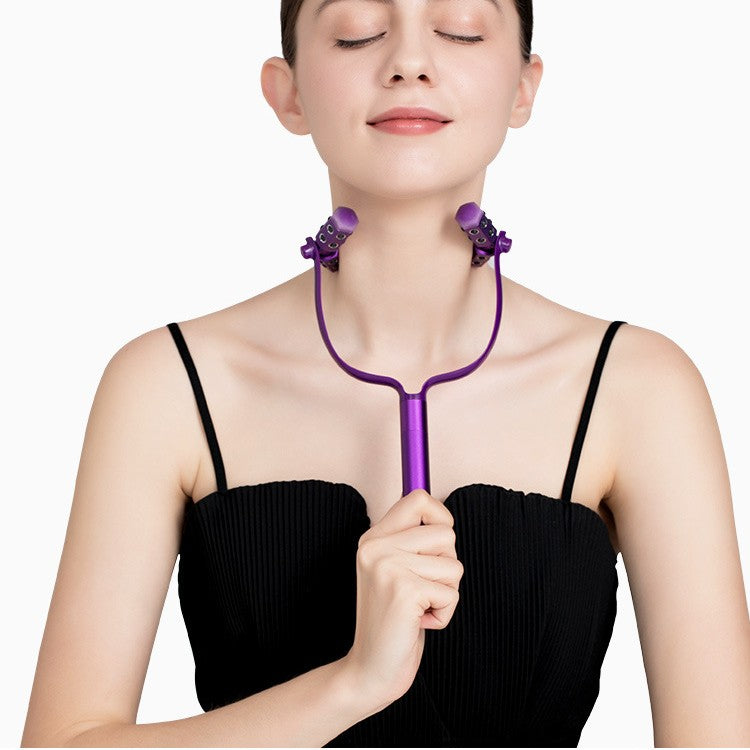 3D Vibration Face Roller Massager for Skin Care - Black