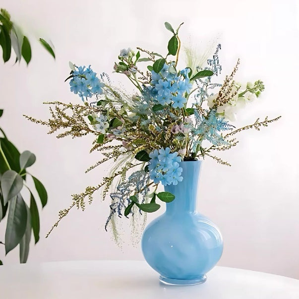Luxury Stained Glass Vase for Home Decor & Flower Arrangements