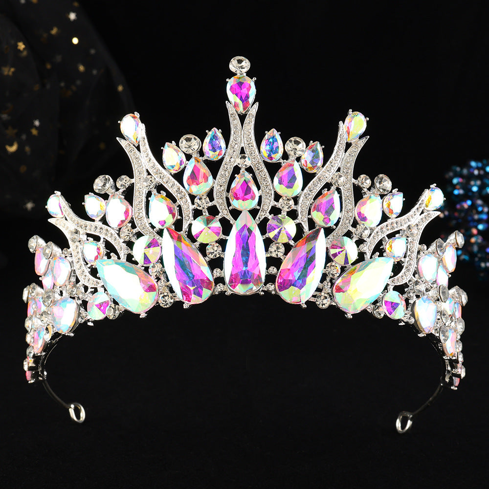 Baroque Alloy Crown Bridal Wedding Headpiece