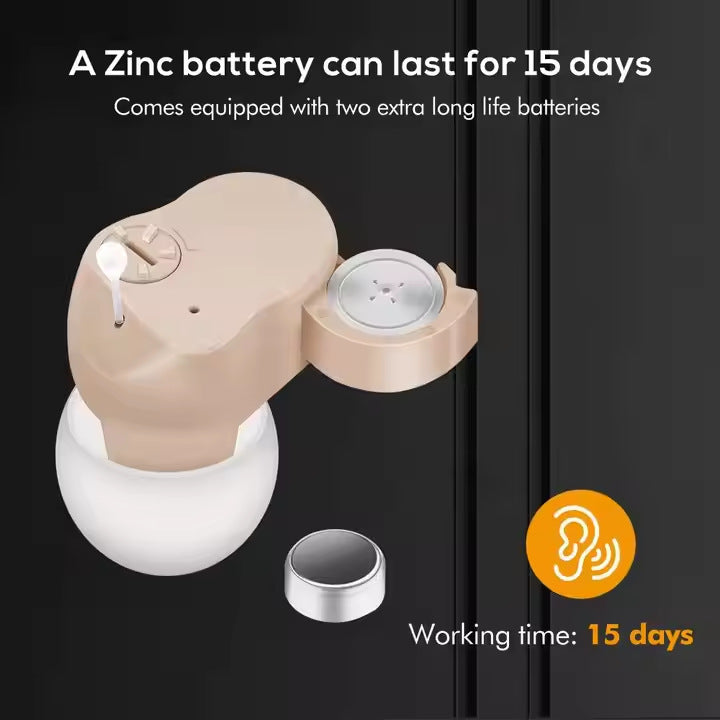 Intelligent Noise Reduction Within The Ear Hearing Aid Rechargeable
