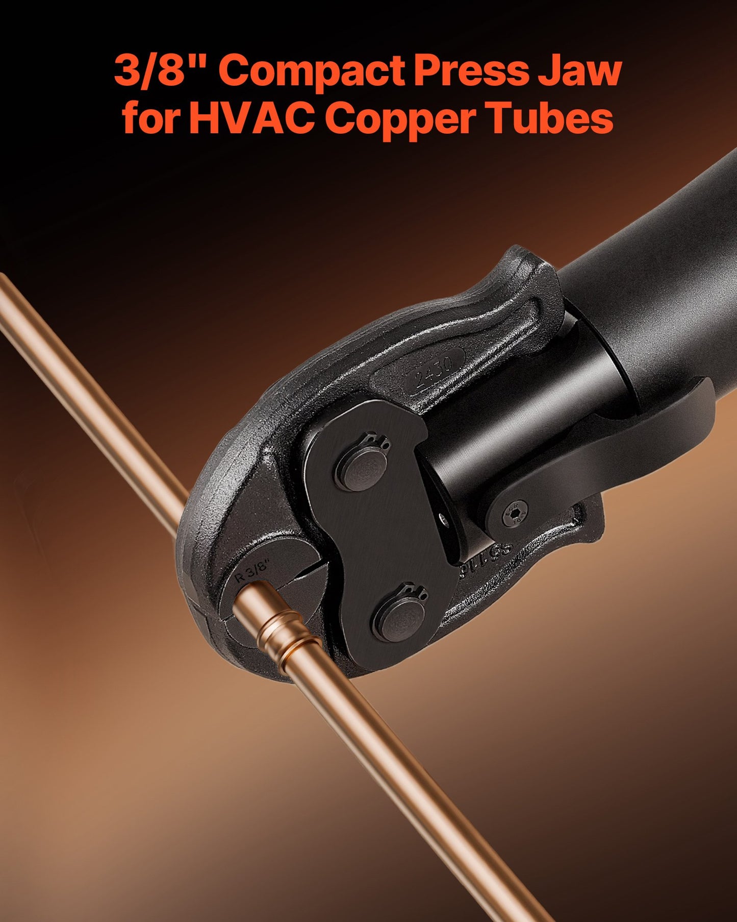 Press Jaw 3/8" for Compact Press Tools High Pressure HVAC R Copper Fittings