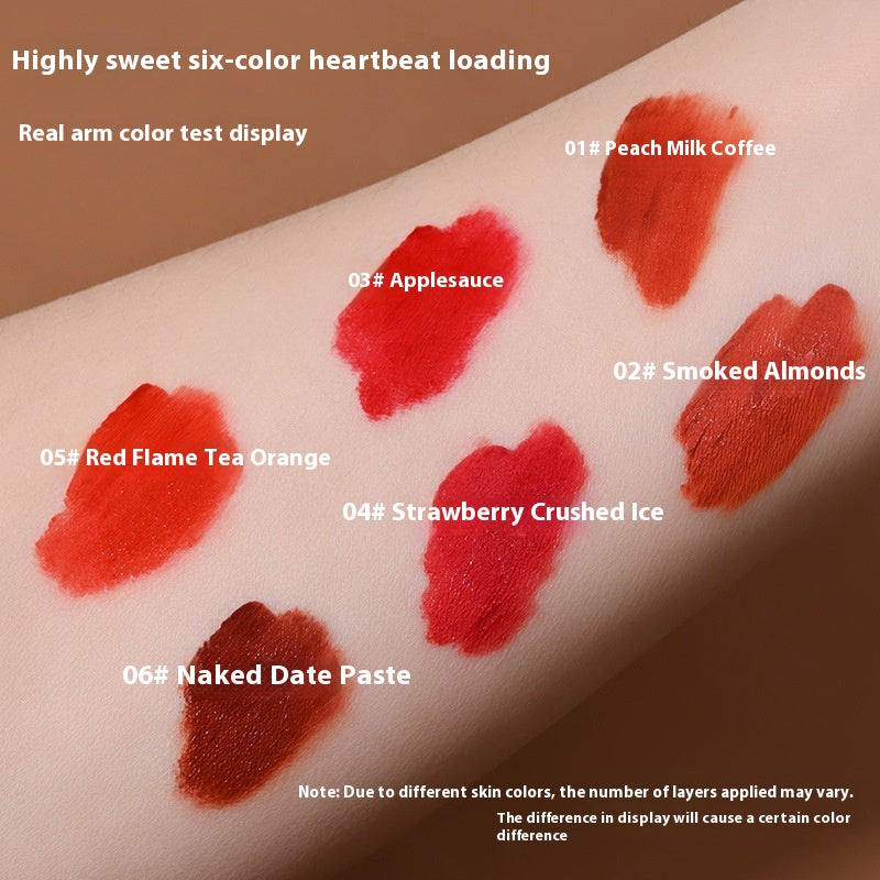 Long Lasting Matte Lip Lacquer - Velvet Finish, 2g, Multiple Colors
