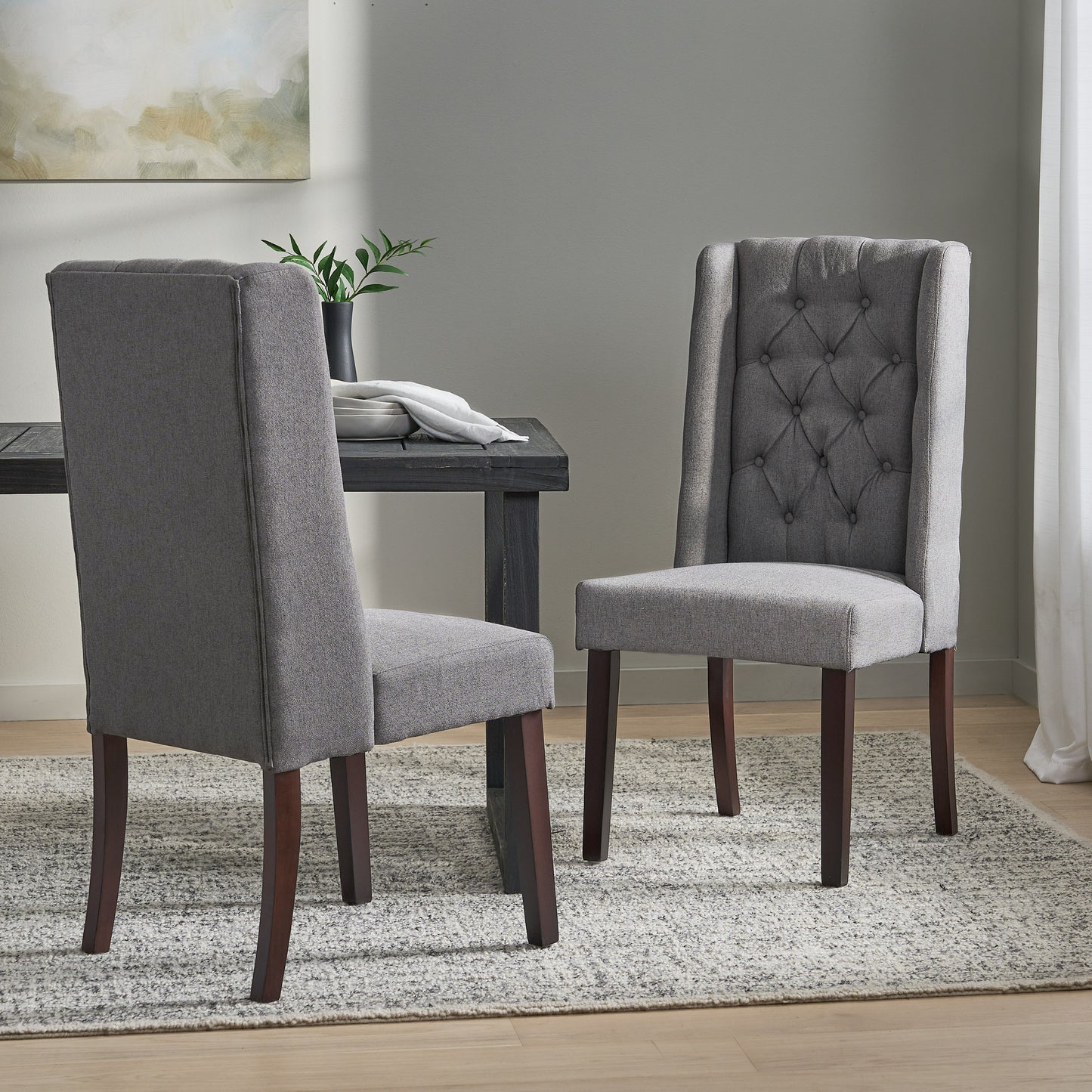 DINING CHAIR SET OF 2 PCS